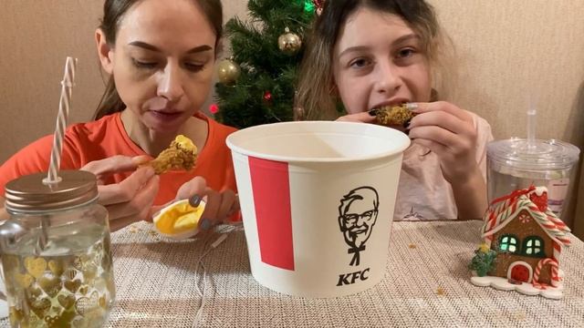 МУКБАНГ ЧЕЛЛЕНДЖ ?НЕ ЗАПИВАЙ KFS ?острые крылышки?/MUKBANG CHALLENGE DON’T DRINK KFS Sharp Wings