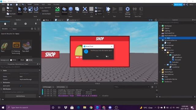 How to make a working shop in Roblox Studio | Roblox Studio Beginner's scripting tutorial смотреть онлайн
