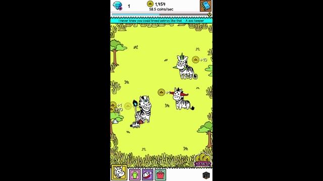 Zebra Evolution - Clicker Game - Gameplay Android смотреть онлайн