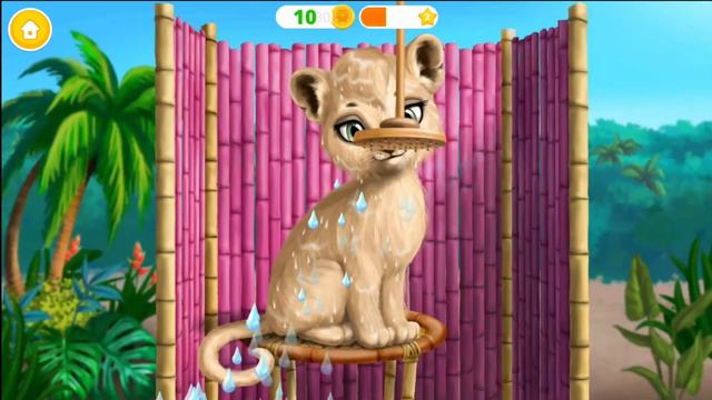 Fun Animal Makeover Makeup Kids Games - Baby Jungle Animal Hair Salon - Fun Baby Pet Care Game смотреть онлайн