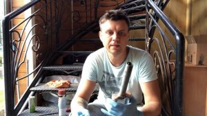 Покраска вилки кислотным грунтом, ХВЗ Турист