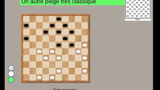 Jeu de Dames - draughts: le coup Philippe смотреть онлайн