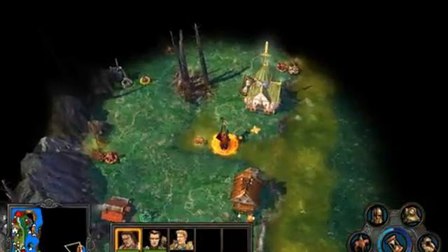 Герои меча и магии 5, Трон Короля, сценарий Пылающие острова ч 2 я смотреть онлайн