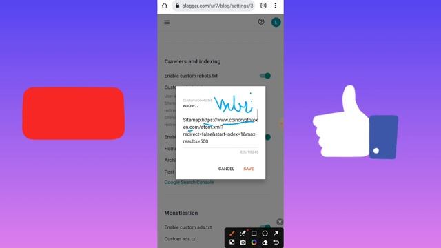 How to enable Custom Robots.txt in Blogger Blogspot 2023 смотреть онлайн