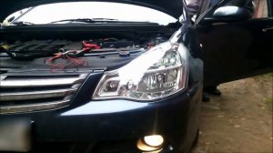 Противотуманки как дневные ходовые огни на NISSAN ALMERA