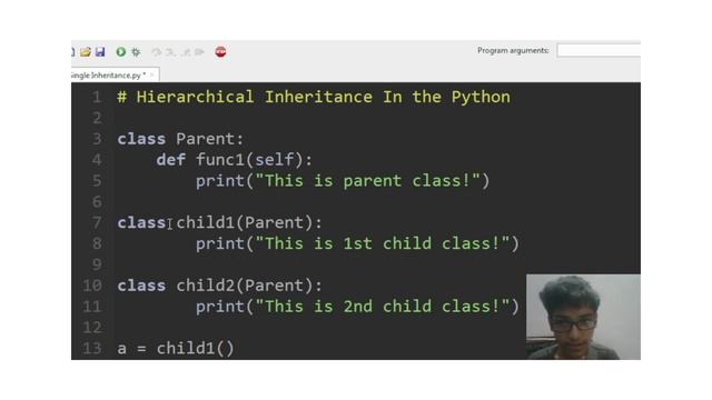 Hierarchical Inheritance in the Python | Python Object-oriented Programming for beginner смотреть онлайн