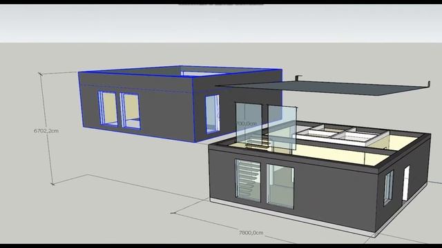 HI TECH проект "КУБОДОМ" двухуровневая квартира по каркасной технологии. смотреть онлайн