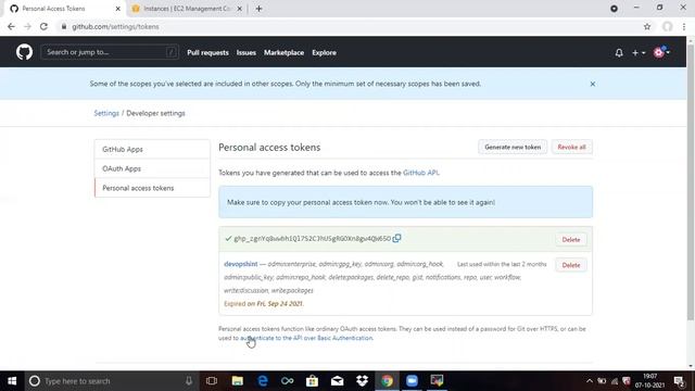 #3:How to Create a Personal Access Token in GitHub | Use GitHub Personal Access Token in Git смотреть онлайн