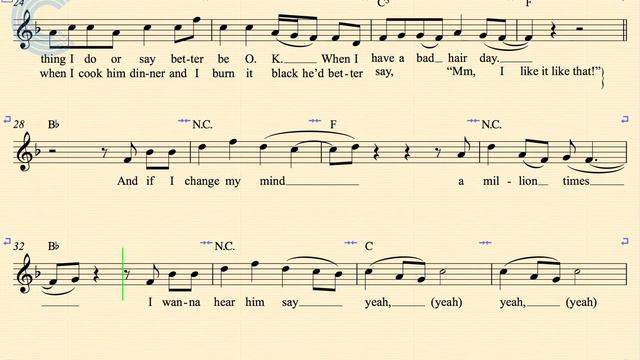Alto Sax - Any Man of Mine - Shania Twain - Sheet Music, Chords, & Vocals смотреть онлайн