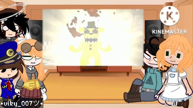 One of us is dead AU react to Fnaf lore in A nutshell//Cz.Eng. смотреть онлайн