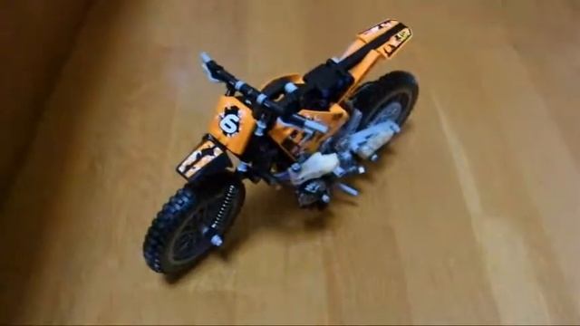 Lego Technic 42007 Moto Cross Bike Motorize 2 5 смотреть онлайн
