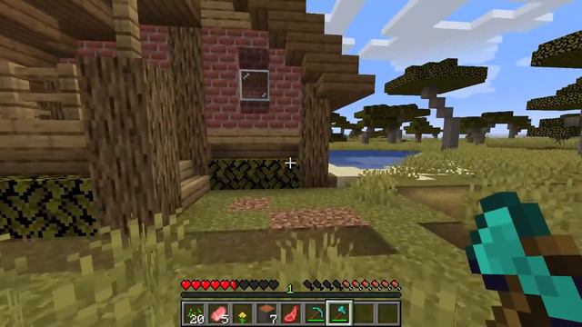 I MADE FLYING RED STONE HOUSE in MINECRAFT смотреть онлайн