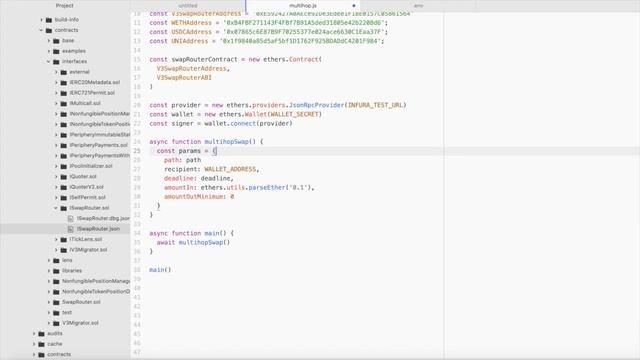 Multihop Swaps With Uniswap V3 & JavaScript | Uniswap V3 Swap Router & EthersJS | DeFi