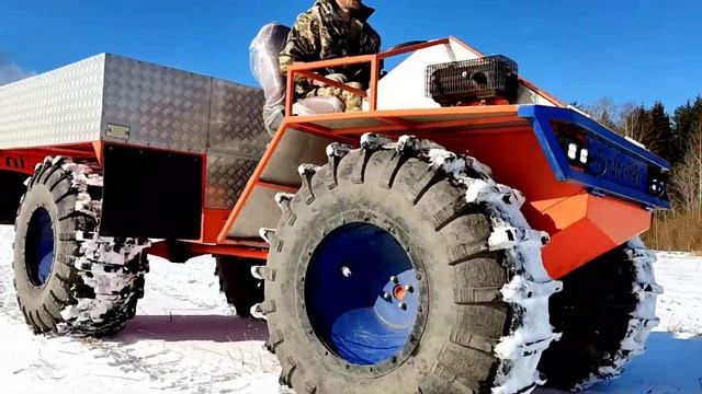 Каракат 4х4 . Дешевый, надежный, очень проходимый. смотреть онлайн