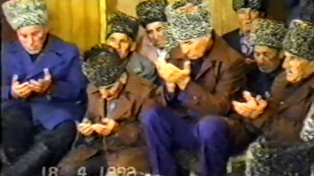 открытие мечети села Хаттуни 1992 г