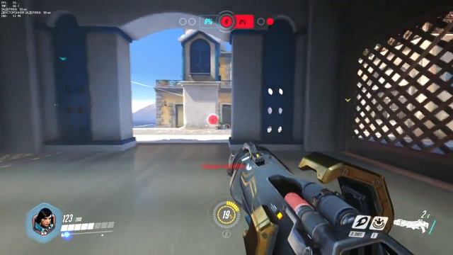 Overwatch 2016 Gameplay первый запуск 60FPS
