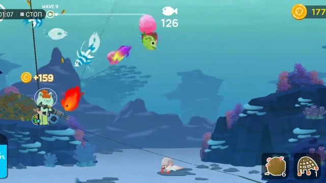 Ловлю марлина в игре котёнок рыболов. смотреть онлайн