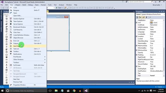 1 Intro and Create Project | Racing Game | Visual Studio | Beginners Full Tutorial HD смотреть онлайн