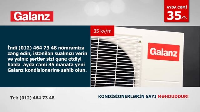 GALANZ AIR COND 35 AZN смотреть онлайн