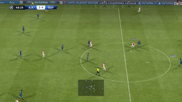 AJAX vs NAPOLI /PES 2013 Gameplay смотреть онлайн