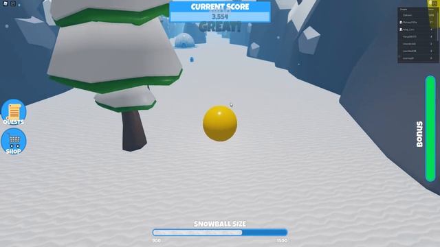 СДЕЛАЛ ГИГАНТСКИЙ СНЕЖНЫЙ КОМ И ПРОЕХАЛ 999.999.999 КМ! ROBLOX Snowballer смотреть онлайн