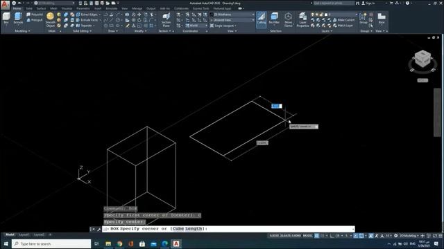 20- كورس 2020 AutoCAD - انشاء المجسمات الصلدة (Creating 3D Solids) - الدرس 8.1 смотреть онлайн