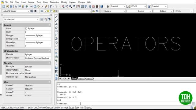 Autolisp EP. 1 : Operators смотреть онлайн