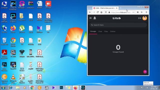 Litzb Demo - PHP real time private and group chat смотреть онлайн