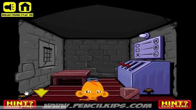 Monkey GO Happy Ninja Hunt 2 Walkthrough All Levels смотреть онлайн
