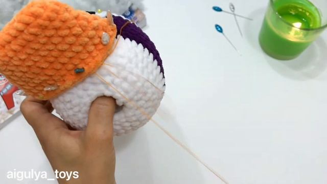 Как пришить клюв • Вязание игрушек крючком • Амигуруми крючком смотреть онлайн