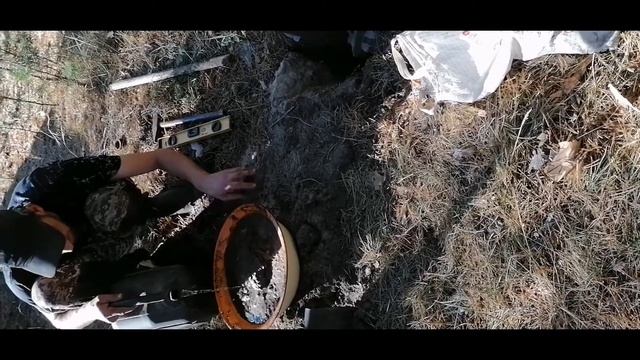 #разметкаучастка Разметка участка, первый столб. смотреть онлайн