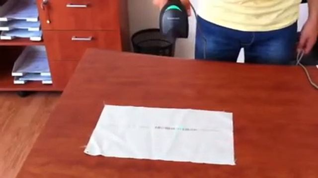 Test scanner Datalogic QW2120 pe material textil смотреть онлайн