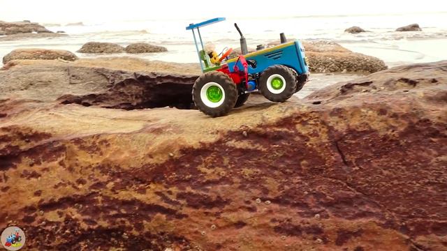 Top Diy Tractor Making Mini Train Line Repair | Diy Concrete Mixer & Excavator Fix Railway | HP Min