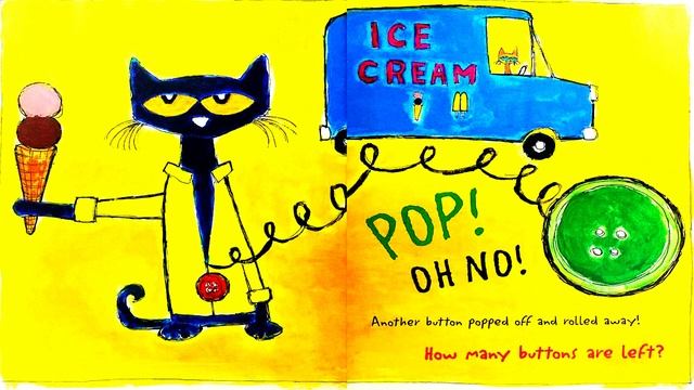 Pete the Cat and his Four Groovy Buttons | Lean to Count | Sing a Song ( Kids Books Read Aloud ) смотреть онлайн