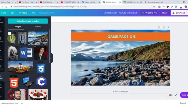 Canva Tutorial in Urdu/Hindi : Lesson # 14 YouTube Channel Art смотреть онлайн