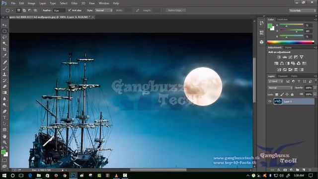 Zoom Effect Photoshop Tutorial - How To Zoom In/Out Specific Part Of An Image Using Photoshop смотреть онлайн