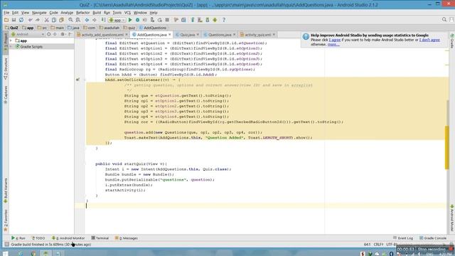 How to send Class type Arraylist to other Activity in Android смотреть онлайн