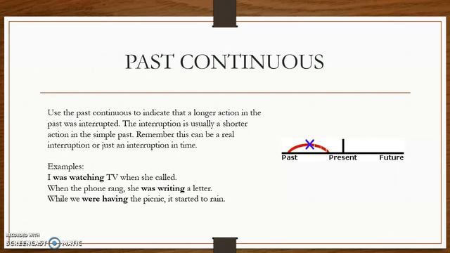 Narrative Tenses