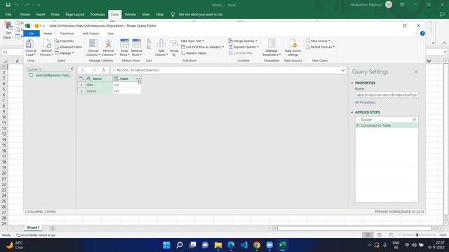 API Call from Excel & Convert JSON response to Excel table смотреть онлайн