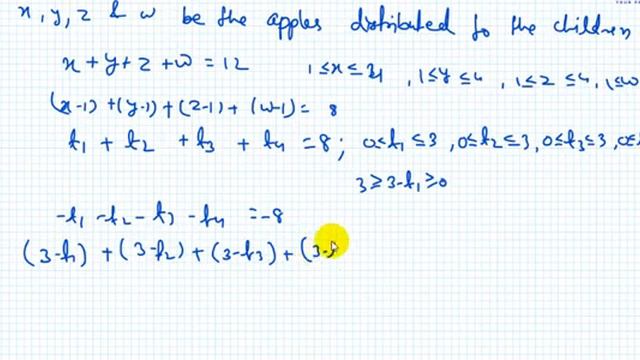 24 In how many ways can 12 identical apples be distributed among four children if each gets atleast смотреть онлайн