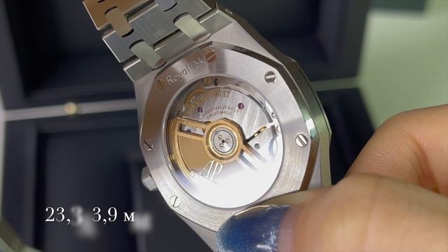 Обзор часов Audemars Piguet Royal Oak 34mm Blue Dial смотреть онлайн
