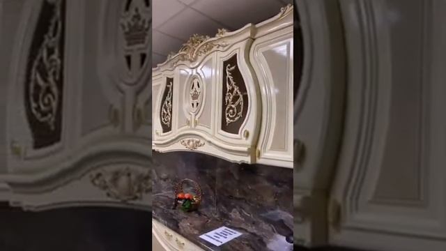 Кухня угловая Принц Бежевый глянец ЭдРум смотреть онлайн