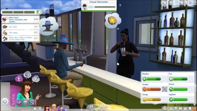 Let's Play - The Sims 4 (Part 10) Fail House Party смотреть онлайн