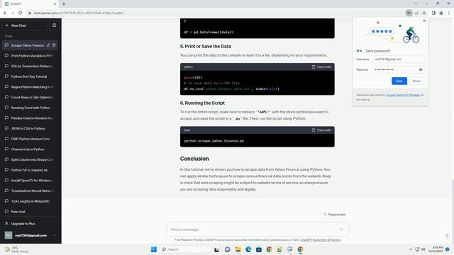 Scrape data in python from yahoo finance смотреть онлайн