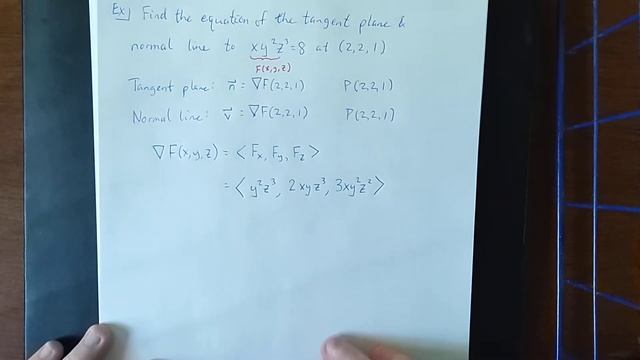 Using a gradient vector to find a tangent plane and normal line смотреть онлайн