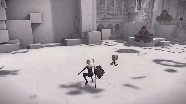 NieR:Automata - The Copied City Invisible Wall Blocking The Church смотреть онлайн