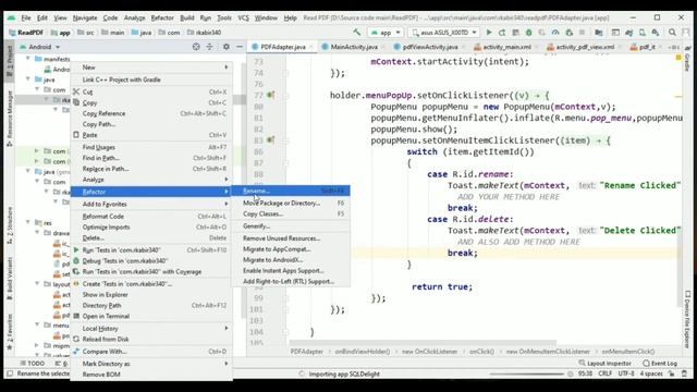 Pdf reader in Android studio | Free source code смотреть онлайн