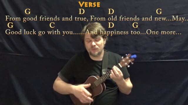 Happy Birthday (Traditional) Ukulele Cover Lesson in G with Chords/Lyrics смотреть онлайн