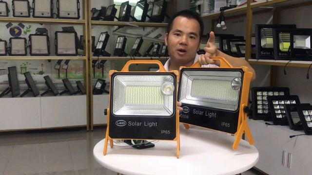 Portable All In One Solar Flood Light SunergyPlus смотреть онлайн