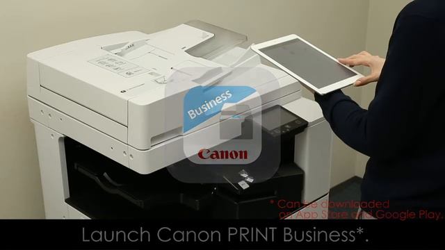 Печать с мобильных устройств на Canon imageRUNNER C3025i смотреть онлайн